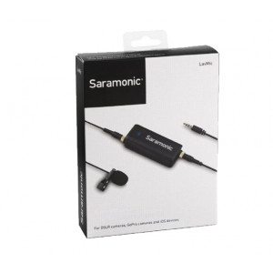  Saramonic Dual Audio Mixer LavMic with Lavalier Microphone