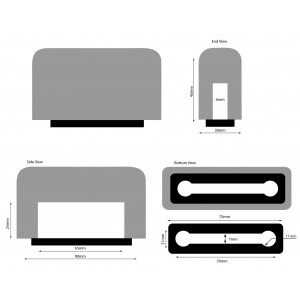 Windshield SWS for Samsung Galaxy, IPhone X / XS / 11 PRO / 12/12 Pro / 12 Mini / SE / Iphone 15-  black flocked